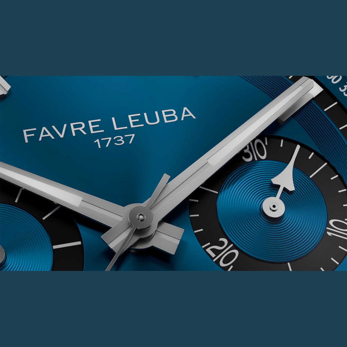 Favre Leuba 00.20101.113.02.302 Chief Chronograph Blue Dial on Strap