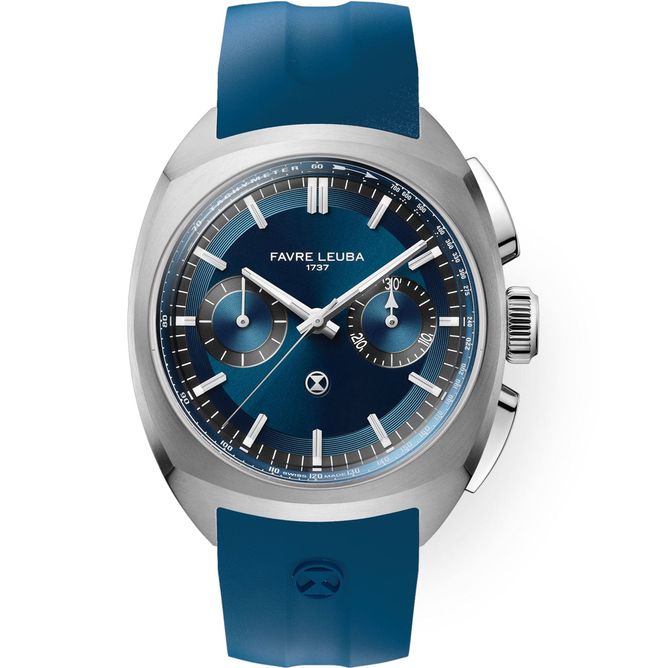 Favre Leuba 00.20101.113.02.302 Chief Chronograph Blue Dial on Strap