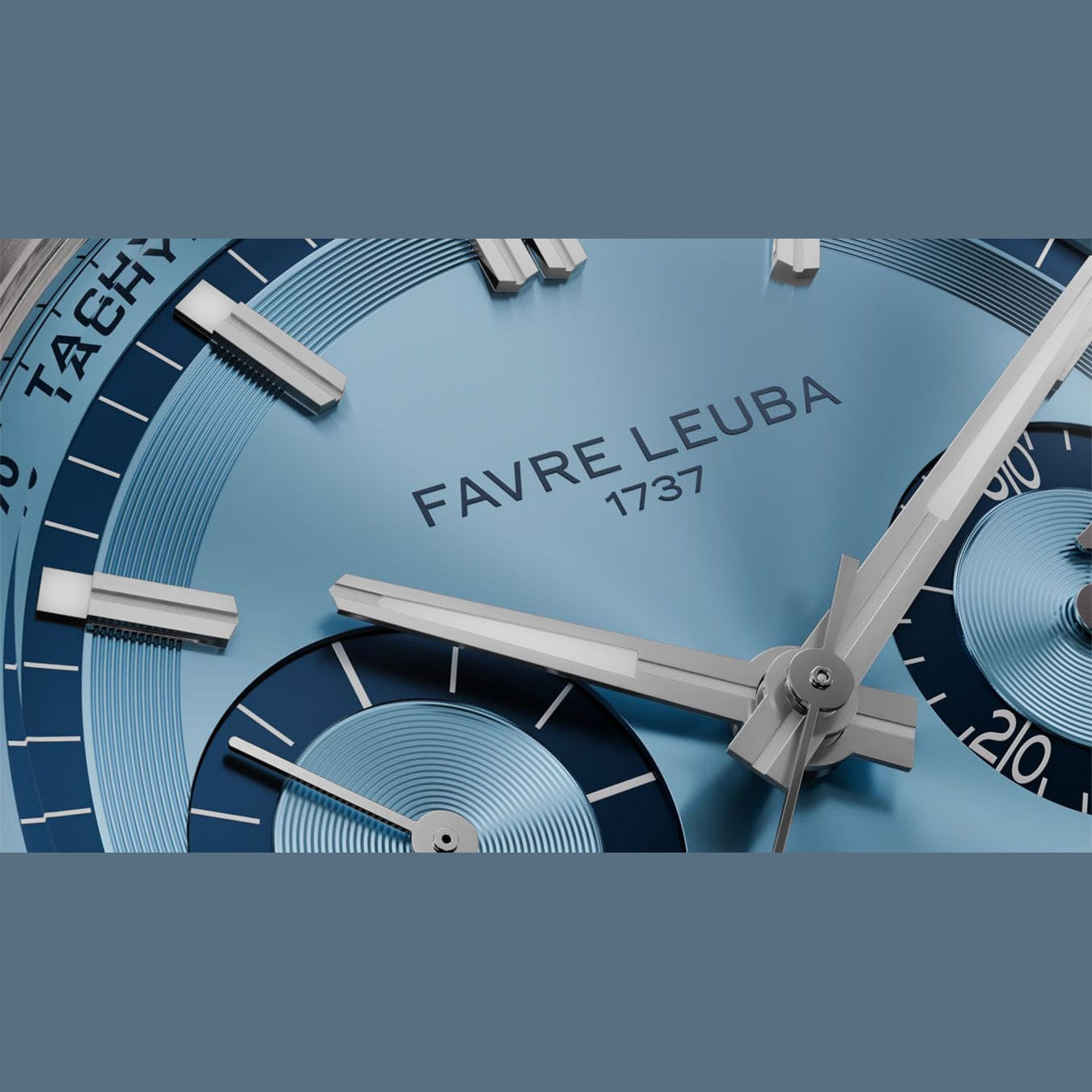 Favre Leuba 00.20101.113.04.200 Chief Chronograph Blue Dial on Bracelet