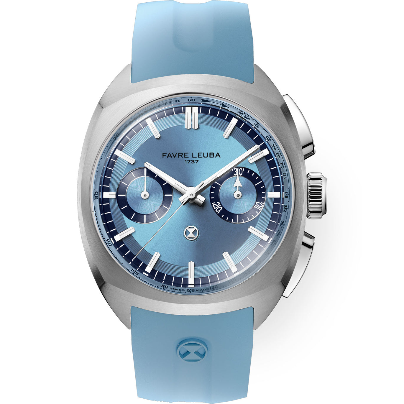 Favre Leuba 00.20101.113.04.304 Chief Chronograph Blue Dial on Strap