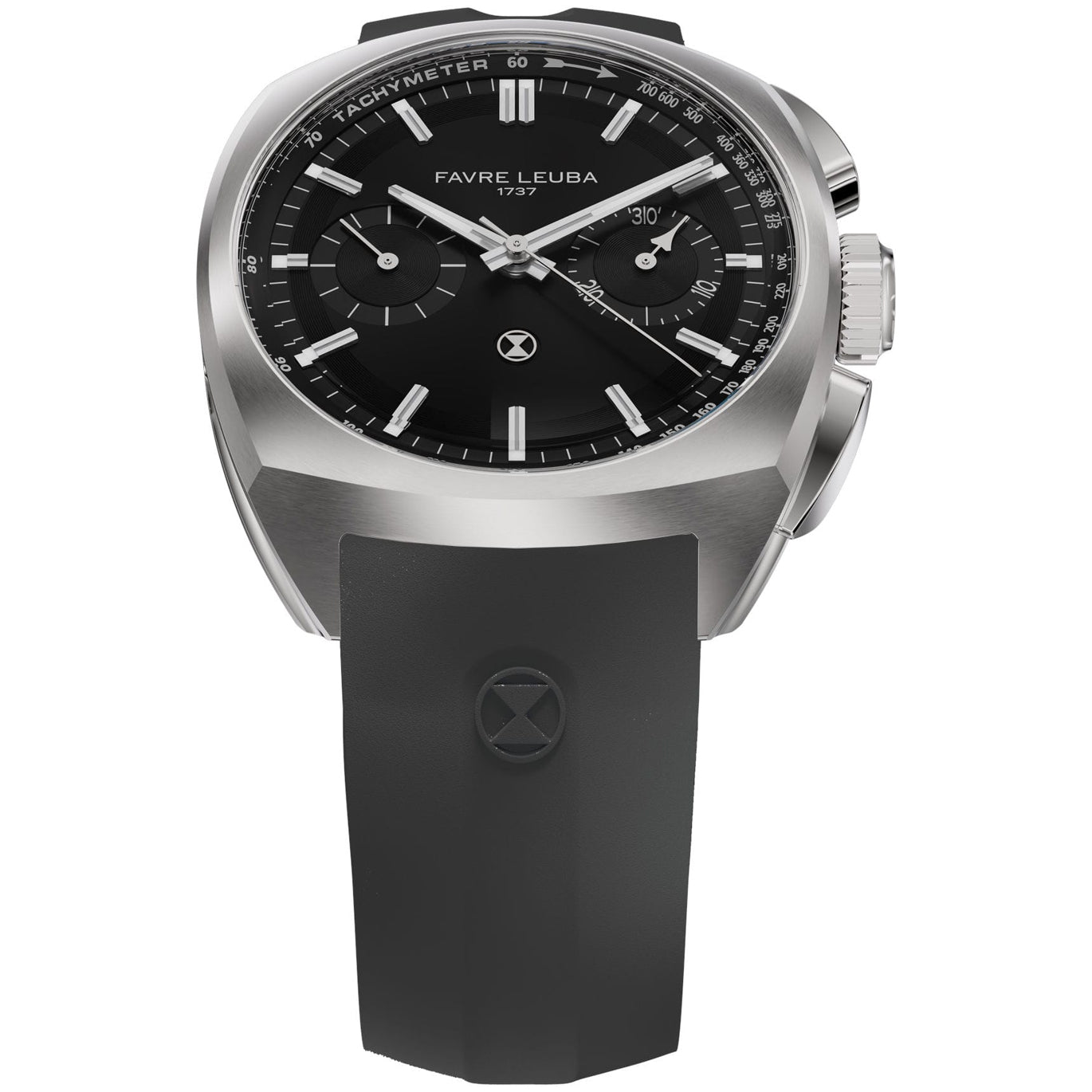 Favre Leuba 00.20101.113.01.301 Chief Chronograph Black Dial on Strap