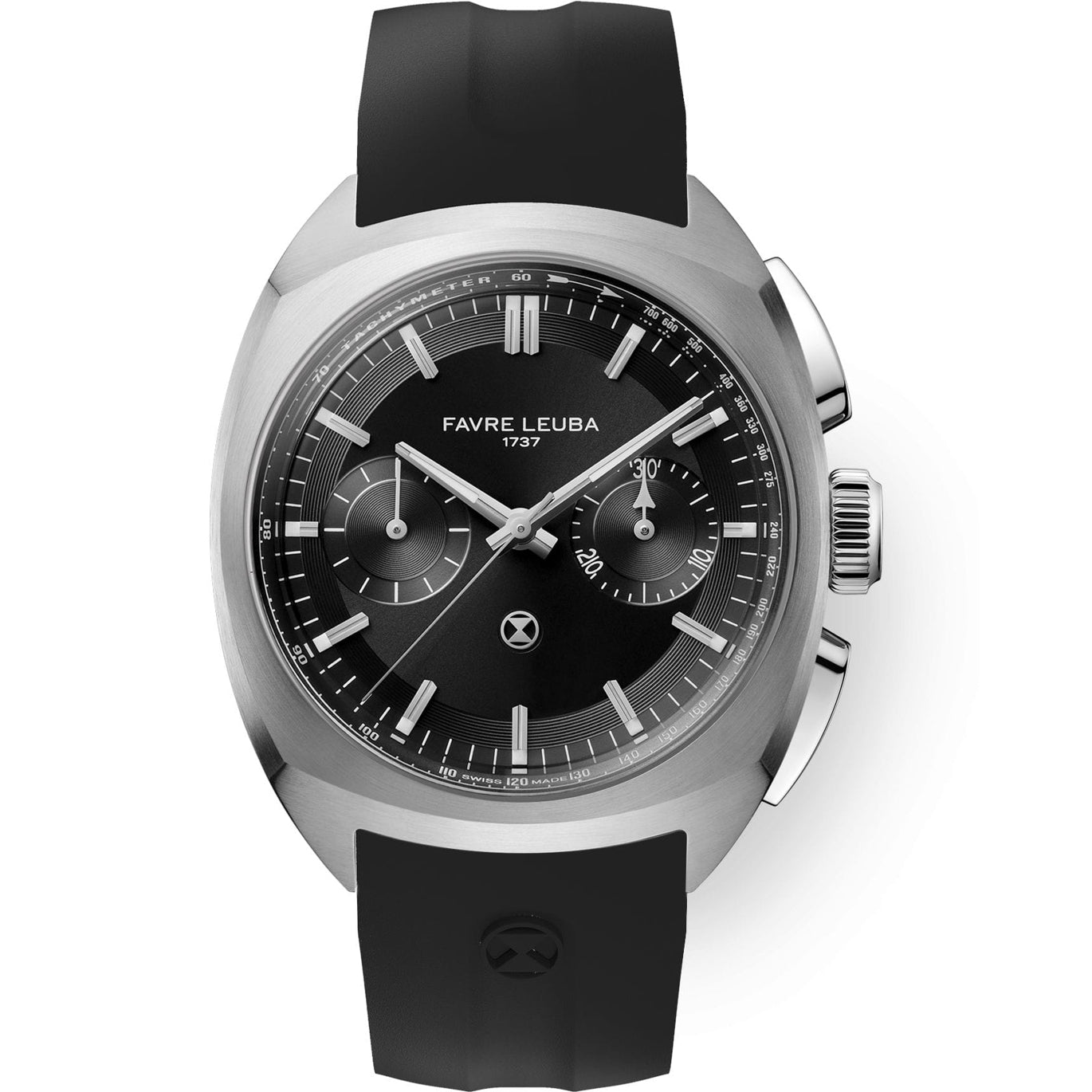 Favre Leuba 00.20101.113.01.301 Chief Chronograph Black Dial on Strap