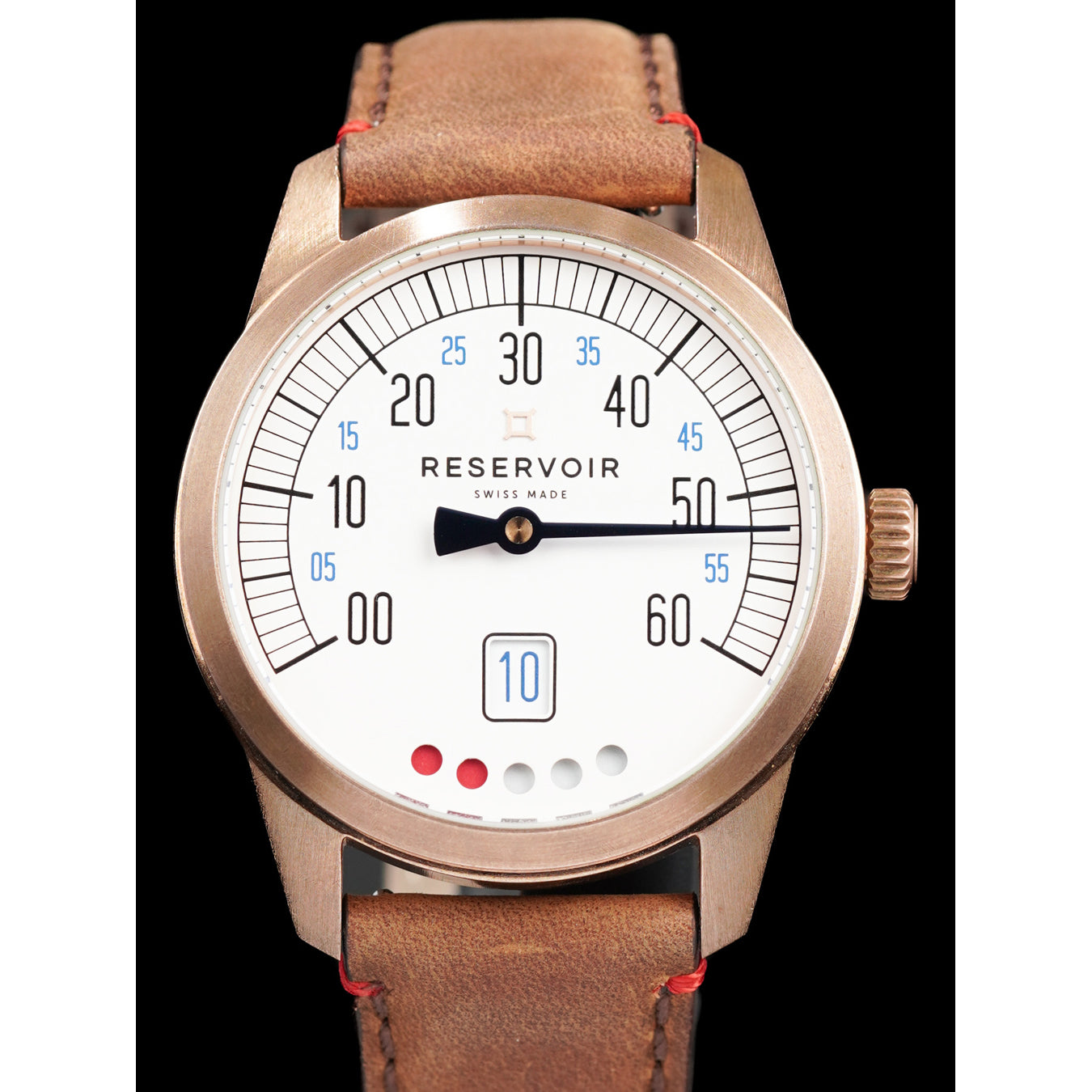 Reservoir RSV03.TF/330-23 Tiefenmesser Bronze on Strap