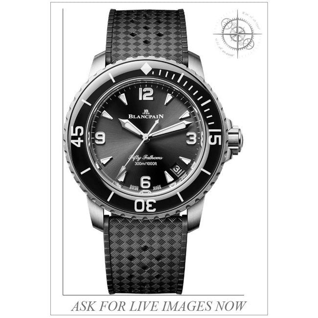 Blancpain 5010 12B30 B64B Fifty Fathoms Automatic 42Mm Black Dial
