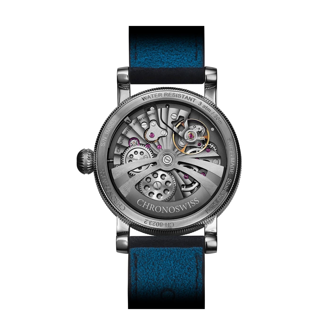 Chronoswiss Ch-8023.2-Blsi Small Second Blue Orbit - Exquisite