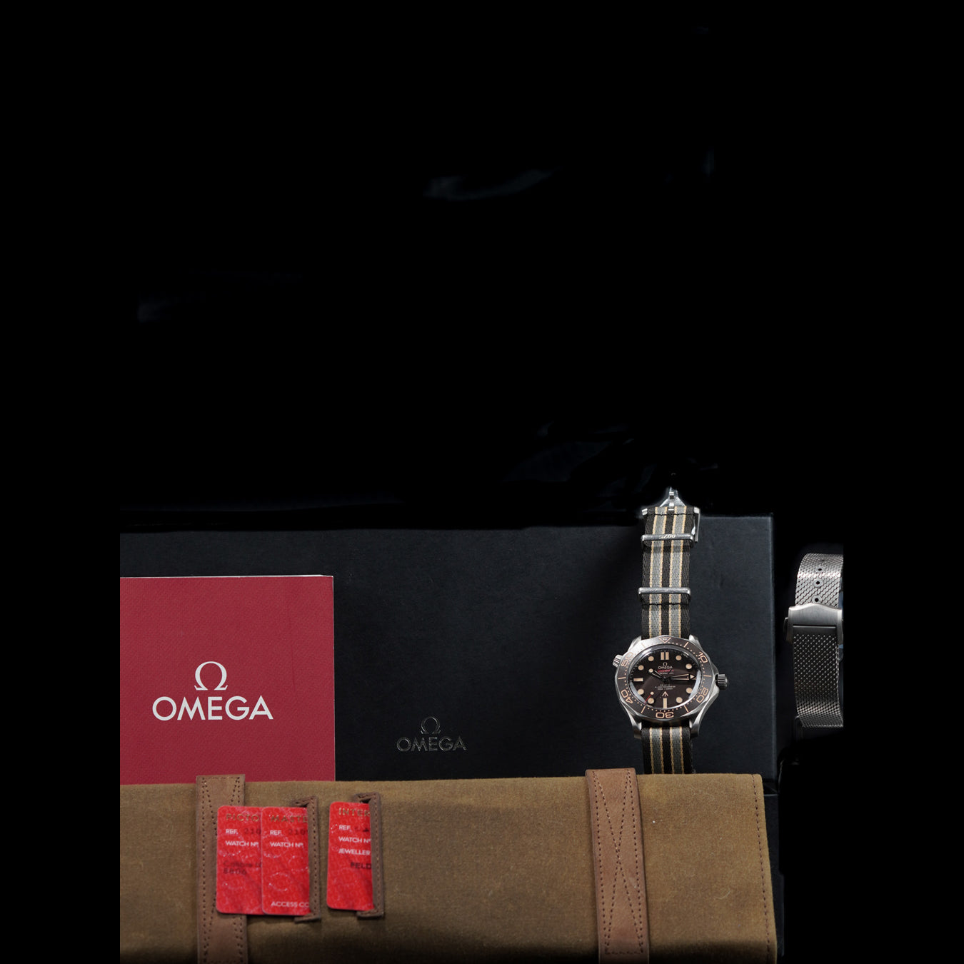 Omega 210.92.42.20.01.001 Seamaster Diver 300 007 James Bond Edition on Strap