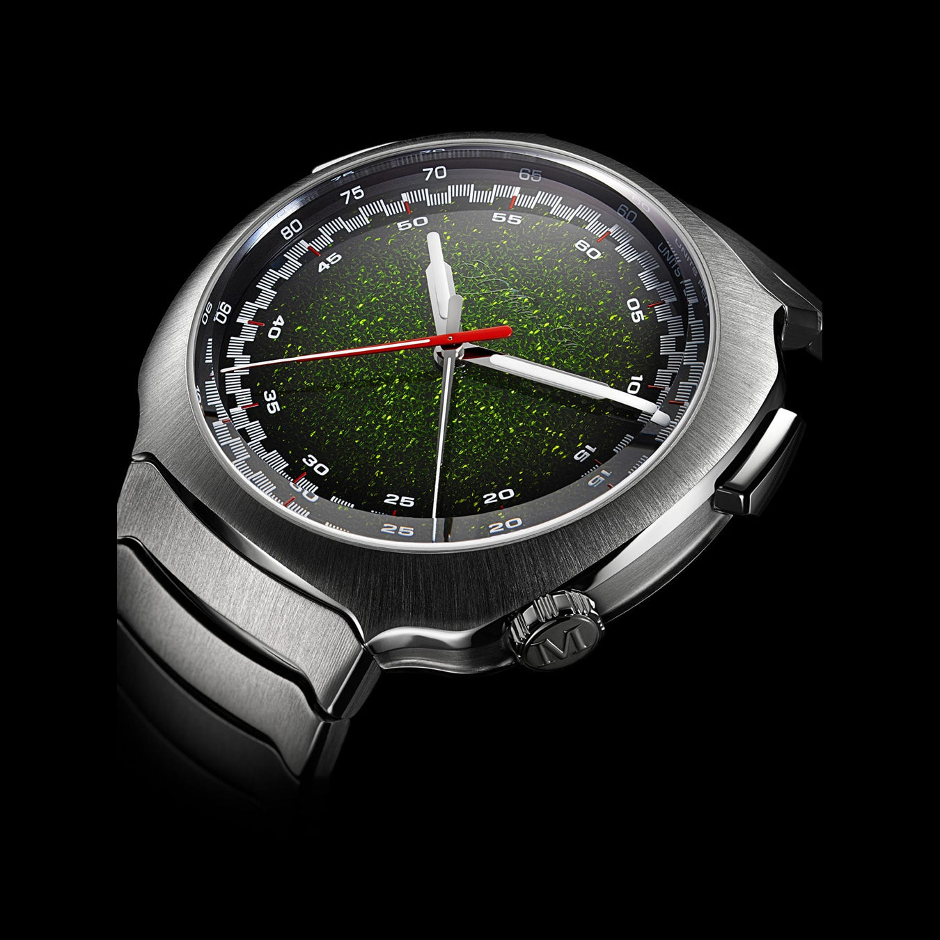 H. Moser & Cie. 6907-1205 Streamliner Flyback Chronograph Matrix Green Fumé