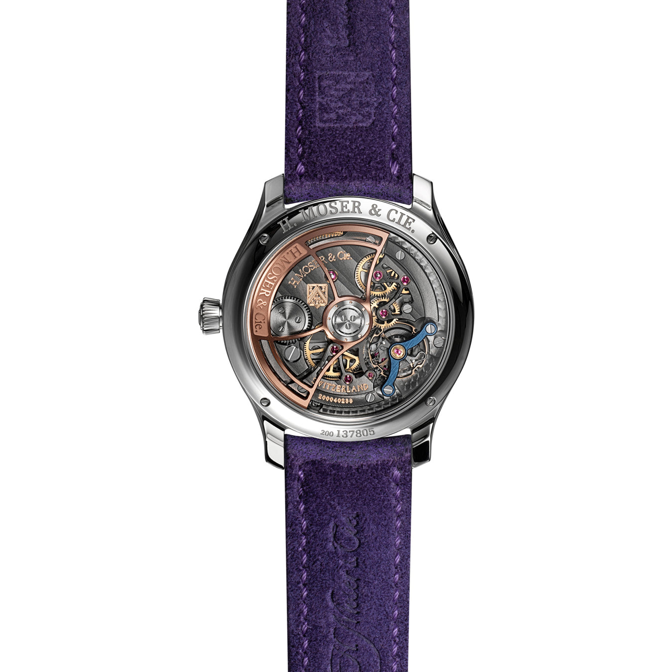 H. Moser & Cie. 1201-1200 Endeavour Concept Purple Enamel