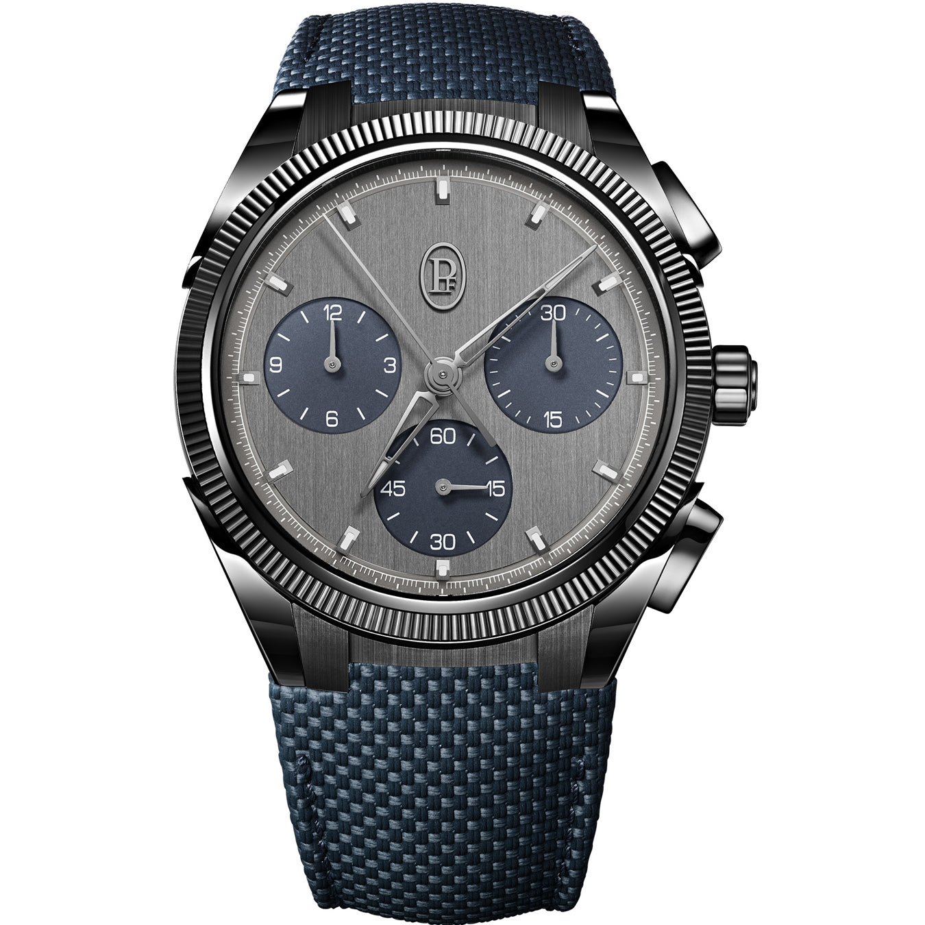 Parmigiani Fleurier PFC931-1020022-400182 Tonda PF Sport Chronograph Ultra-Cermet Milano Blue