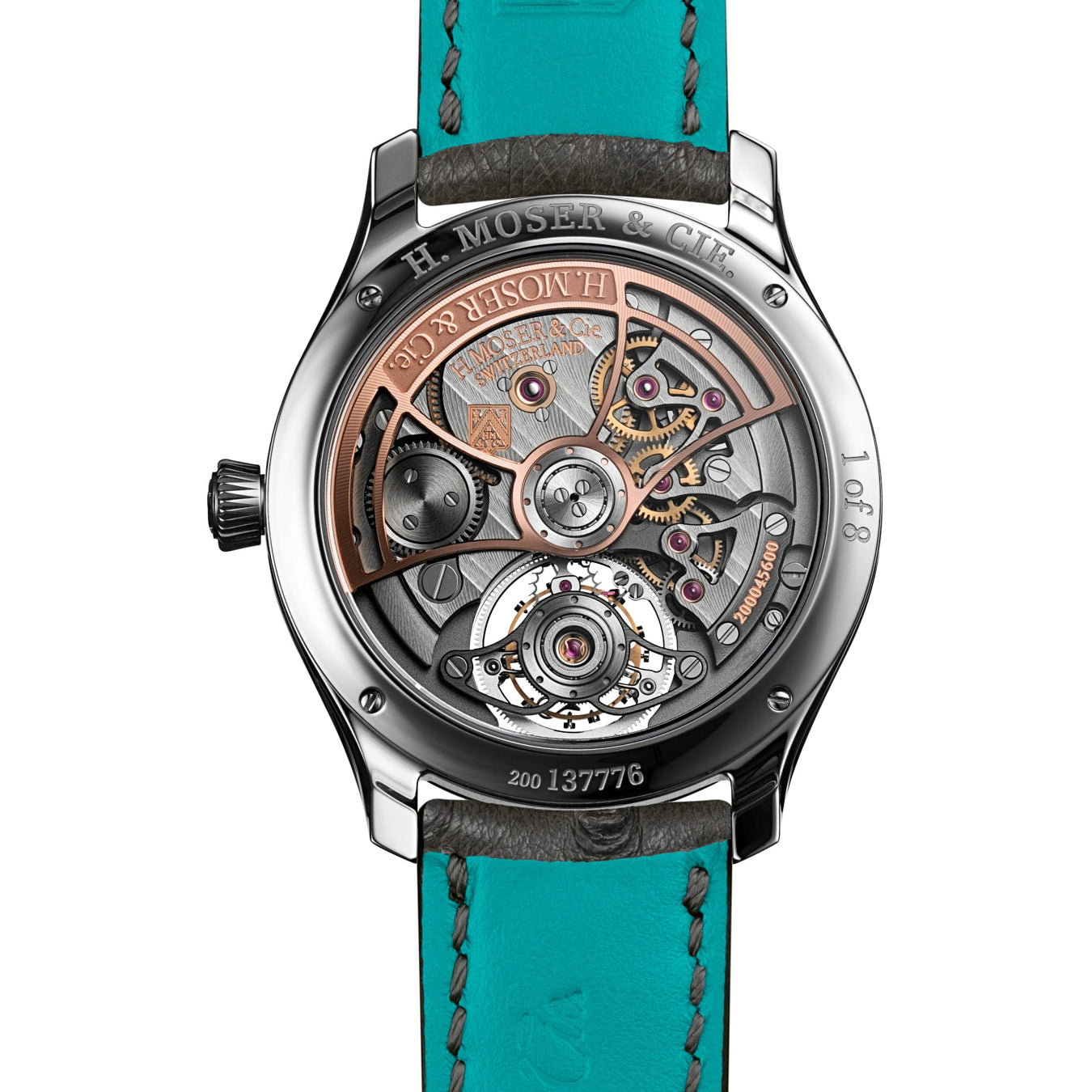 H. Moser & Cie. 1805-1207 Endeavour Tourbillon Coral Turquoise