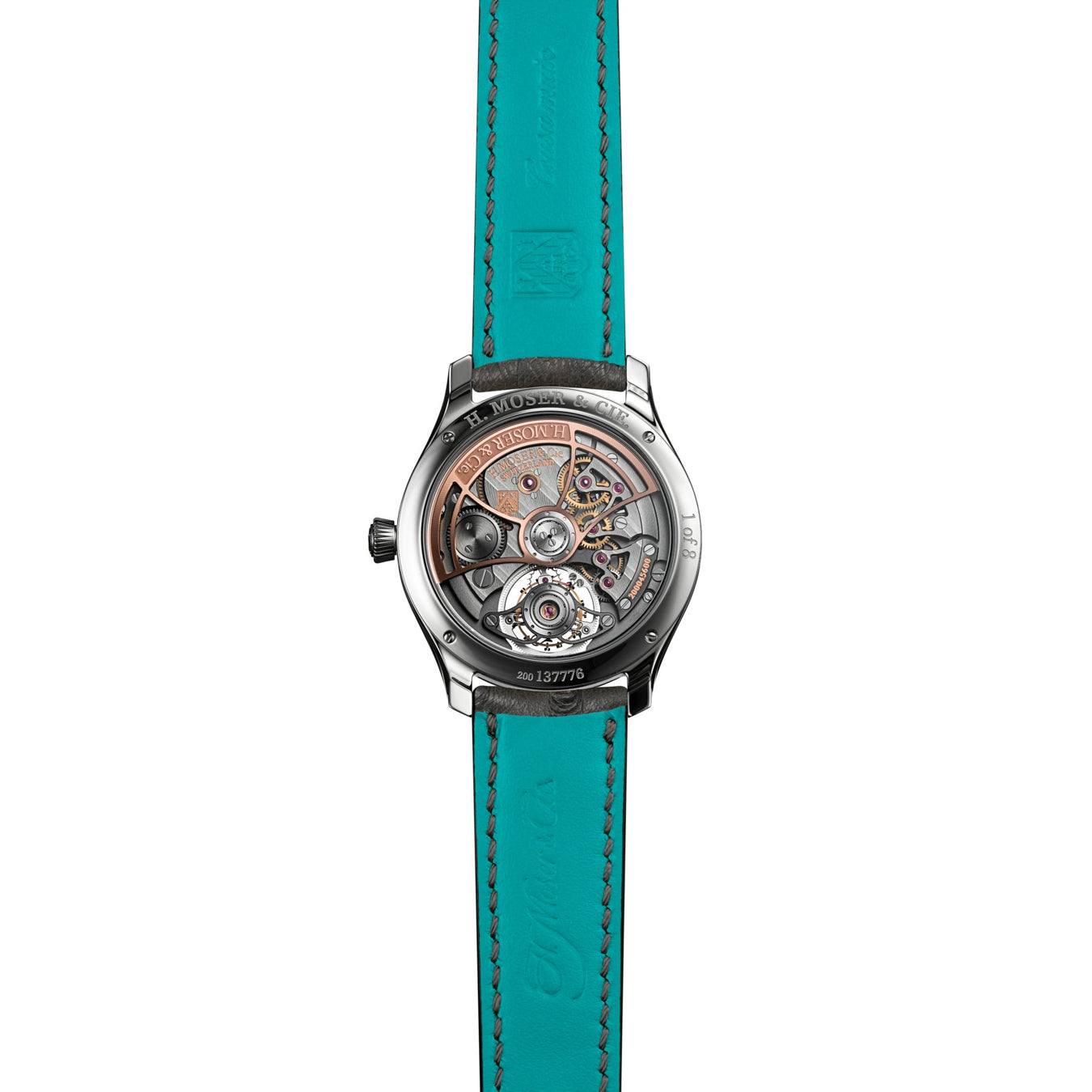 H. Moser & Cie. 1805-1207 Endeavour Tourbillon Coral Turquoise