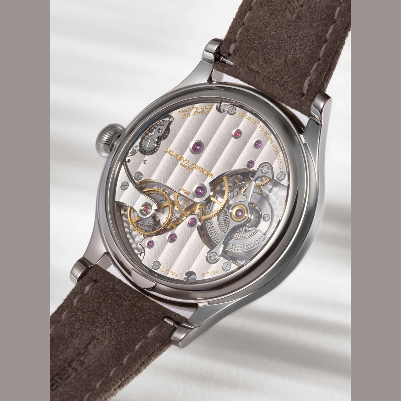 Laurent Ferrier Classic Auto Horizon 40mm Ice Blue Sunburst Dial LCF046.AC.CG1