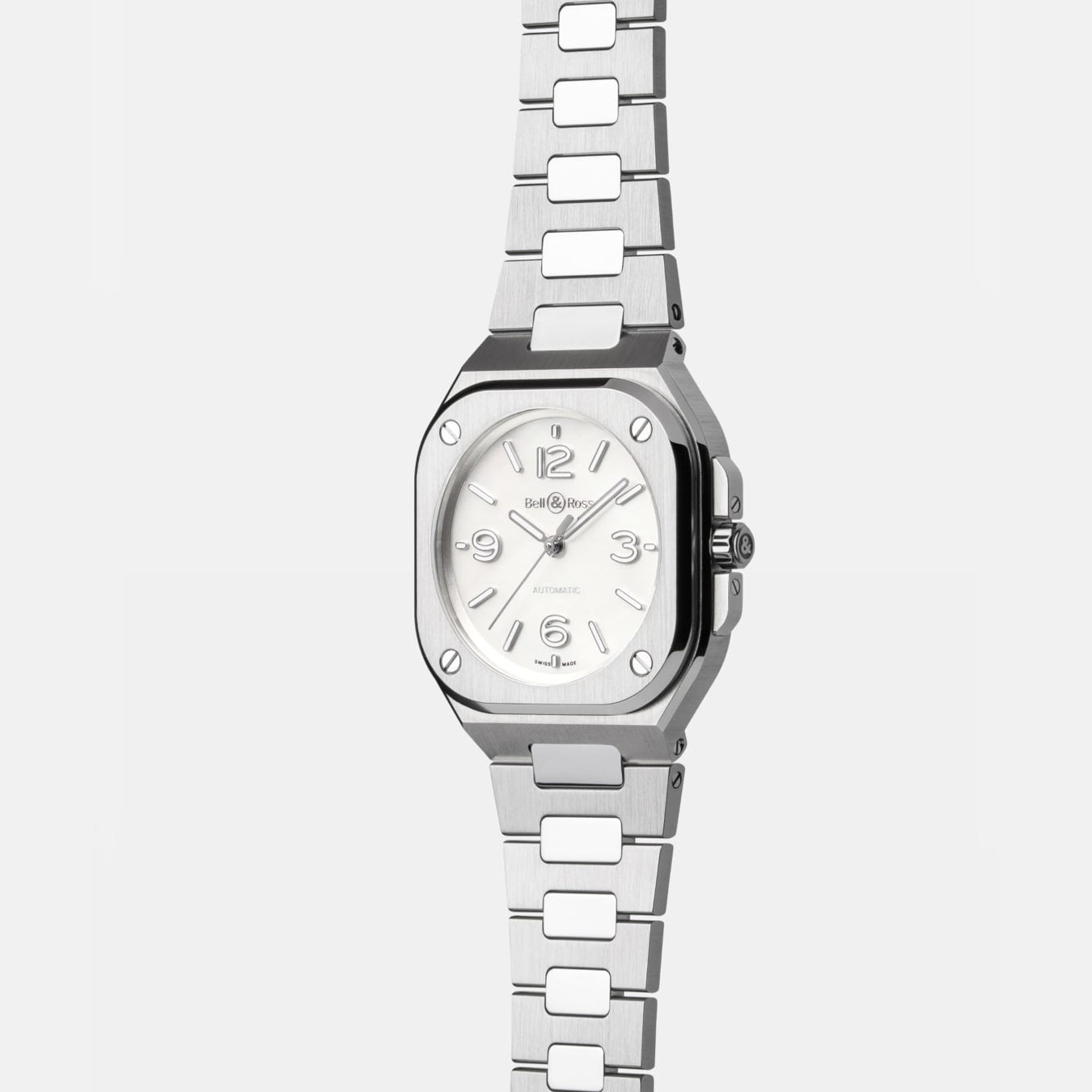 Bell & Ross BR05A-S-MP-ST/SST MOP Steel 36mm