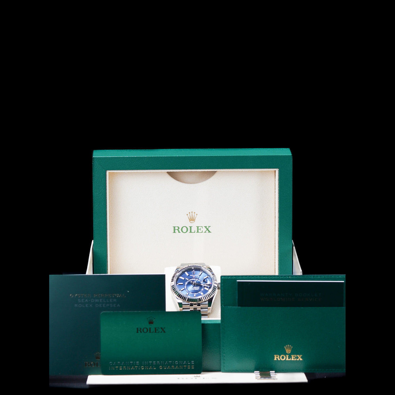 Rolex Sky-Dweller Blue 42mm Stainless Jubilee Watch 336934