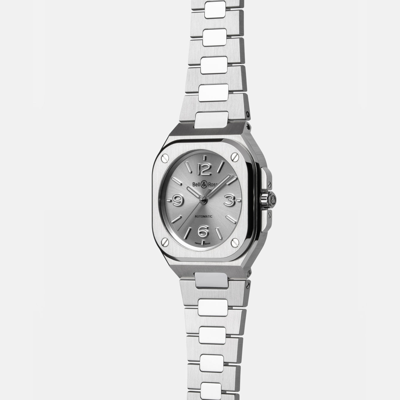 Bell & Ross BR05A-S-GR-ST/SST BR-05 36mm Grey Steel