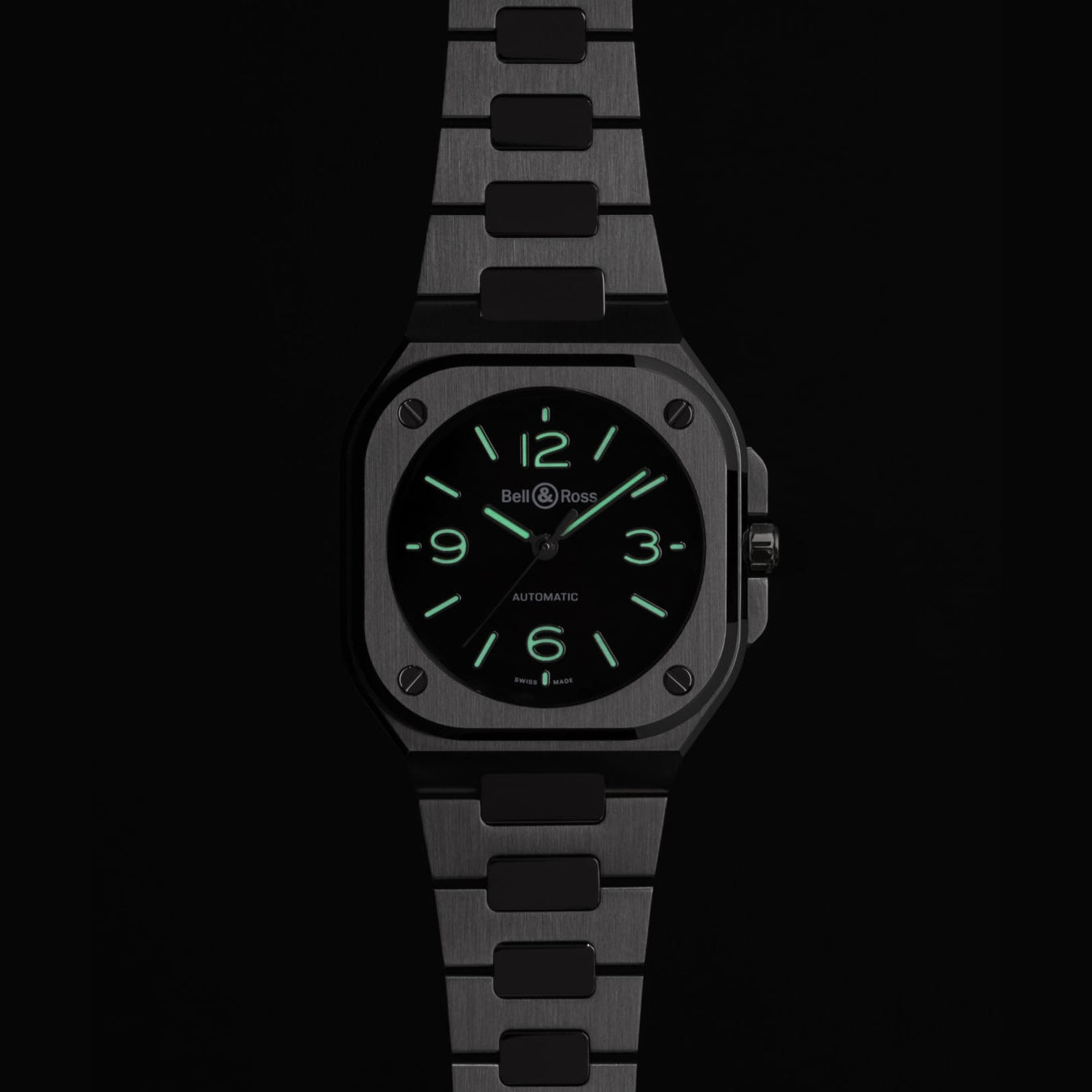 Bell & Ross BR05A-S-GR-ST/SST BR-05 36mm Grey Steel