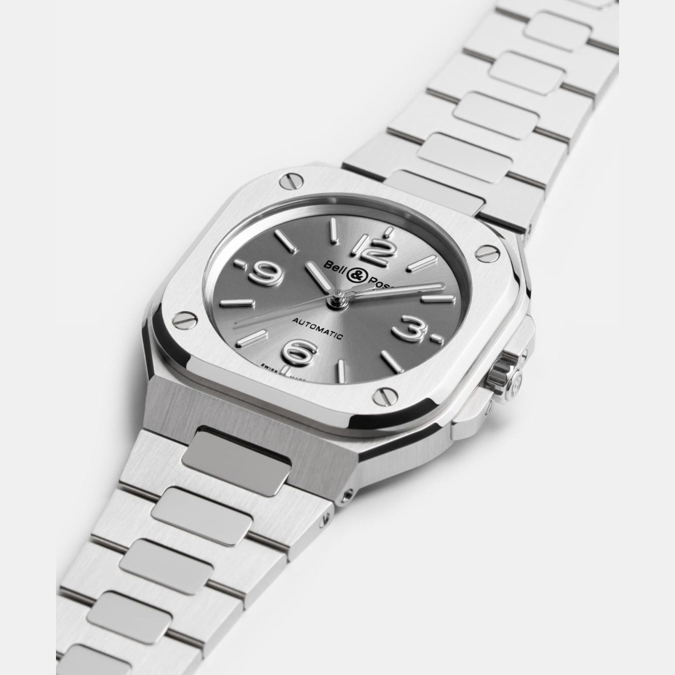 Bell & Ross BR05A-S-GR-ST/SST BR-05 36mm Grey Steel