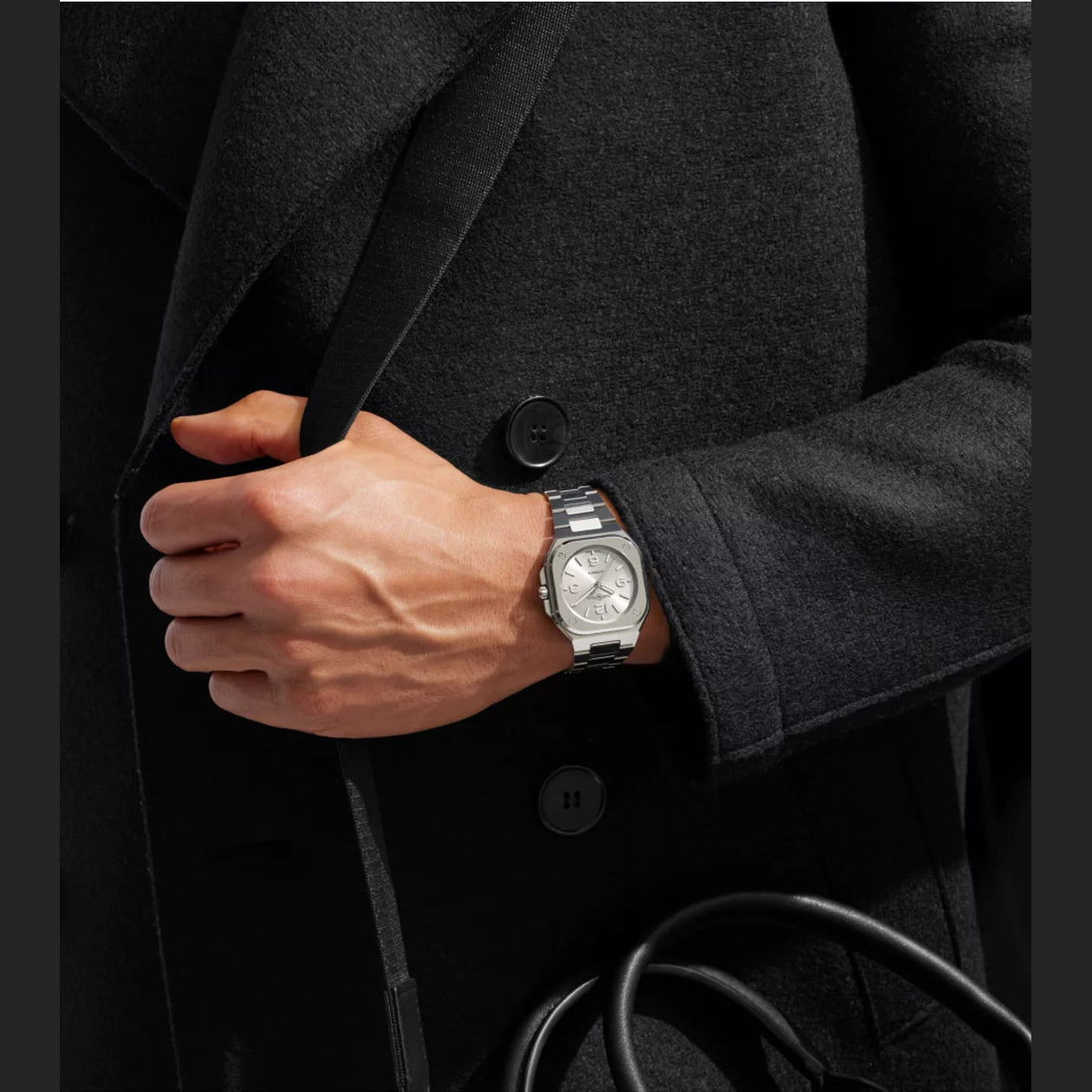 Bell & Ross BR05A-S-GR-ST/SST BR-05 36mm Grey Steel