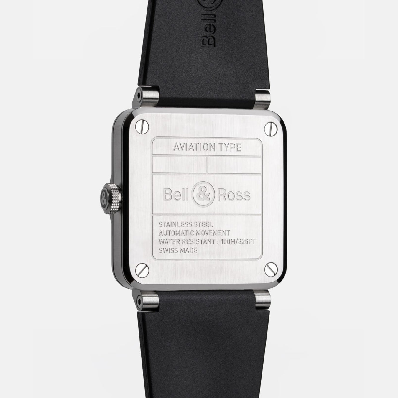 Bell & Ross BR03A-GR-SKST/SRB BR-03 Skeleton Grey Steel