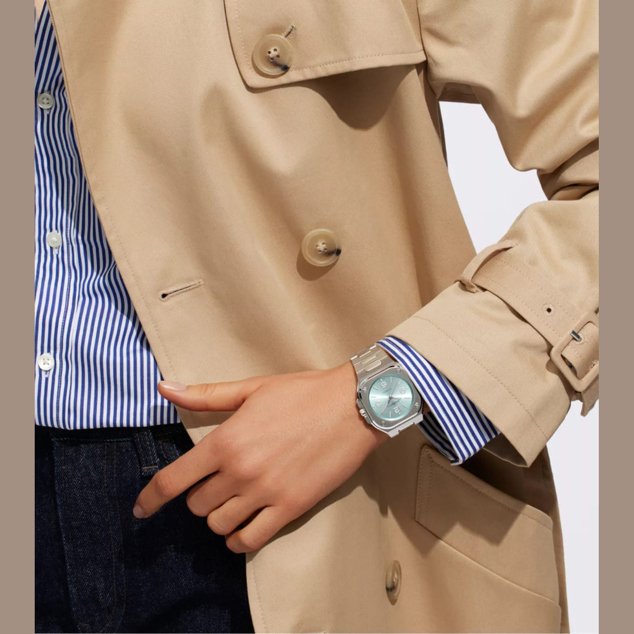 Bell & Ross BR05A-S-BU-ST/SST Blue Steel 36mm