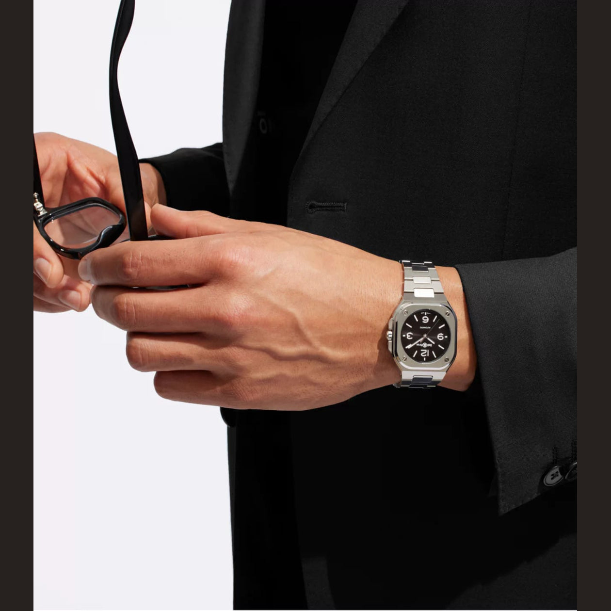 Bell & Ross BR05A-S-BL-ST/SST BR-05 Black Steel 36mm