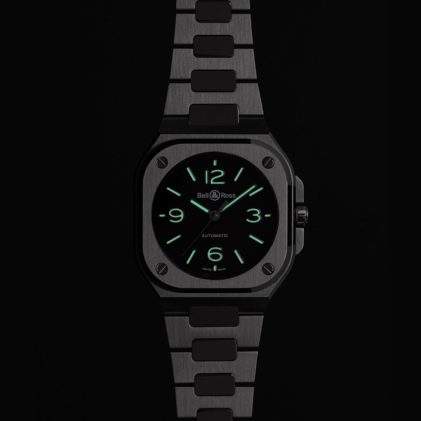 Bell & Ross BR05A-S-BL-ST/SST BR-05 Black Steel 36mm
