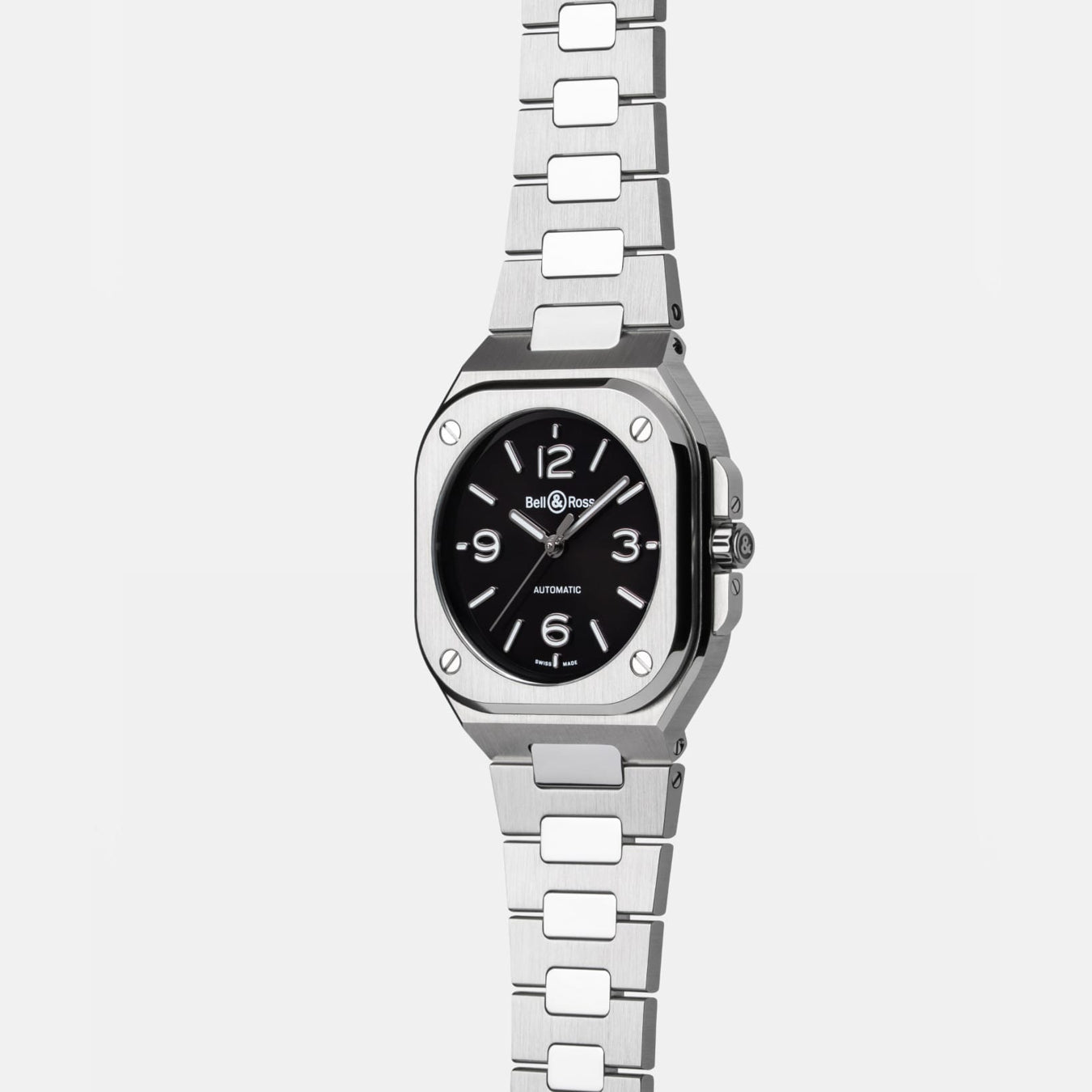 Bell & Ross BR05A-S-BL-ST/SST BR-05 Black Steel 36mm
