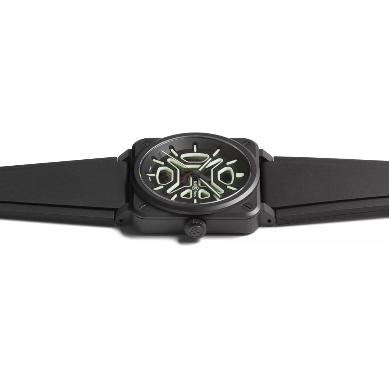 Bell & Ross BR03A-LM-SKCE/SRB BR-03 Skeleton Lum Ceramic