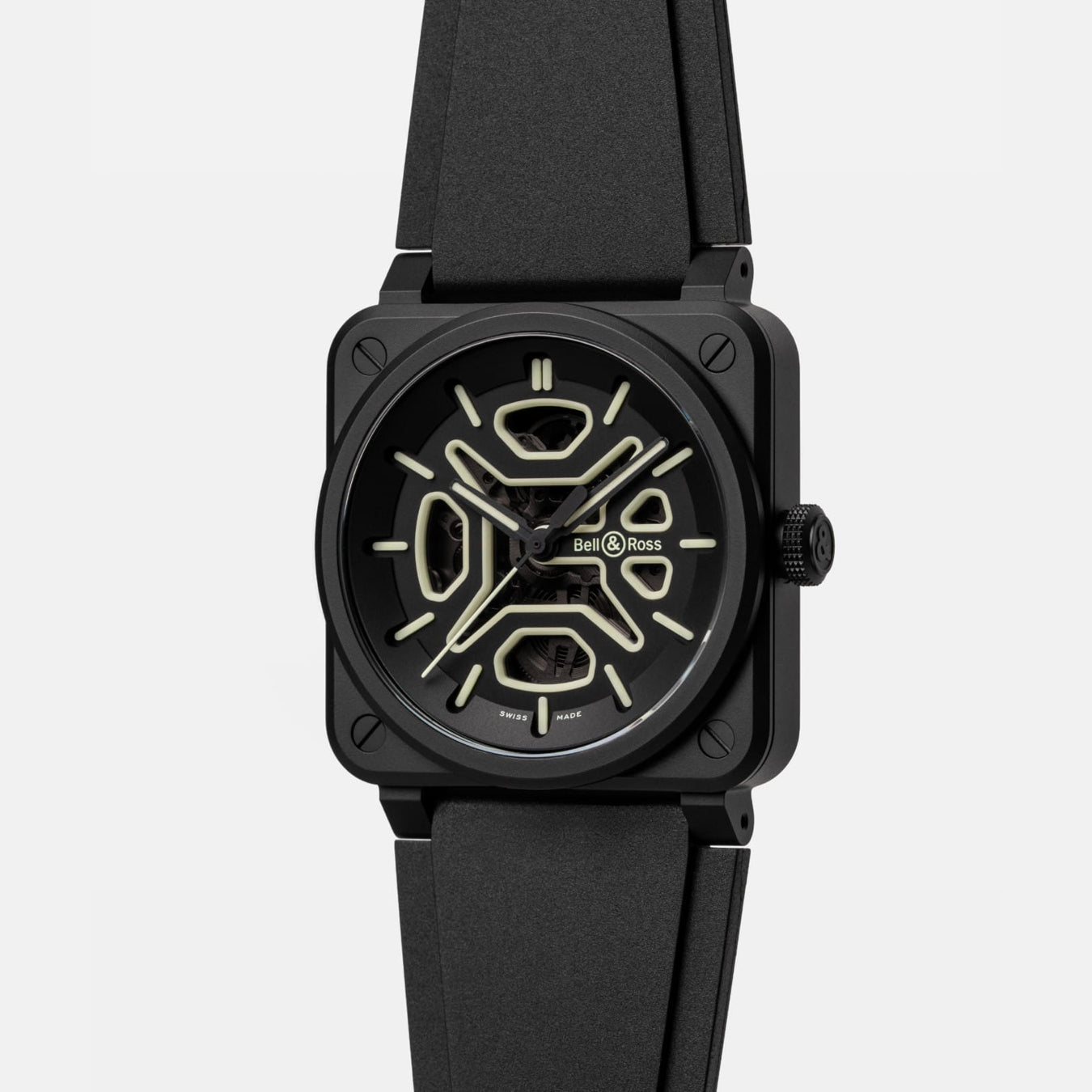 Bell & Ross BR03A-LM-SKCE/SRB BR-03 Skeleton Lum Ceramic