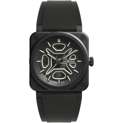 Bell & Ross BR03A-LM-SKCE/SRB BR-03 Skeleton Lum Ceramic