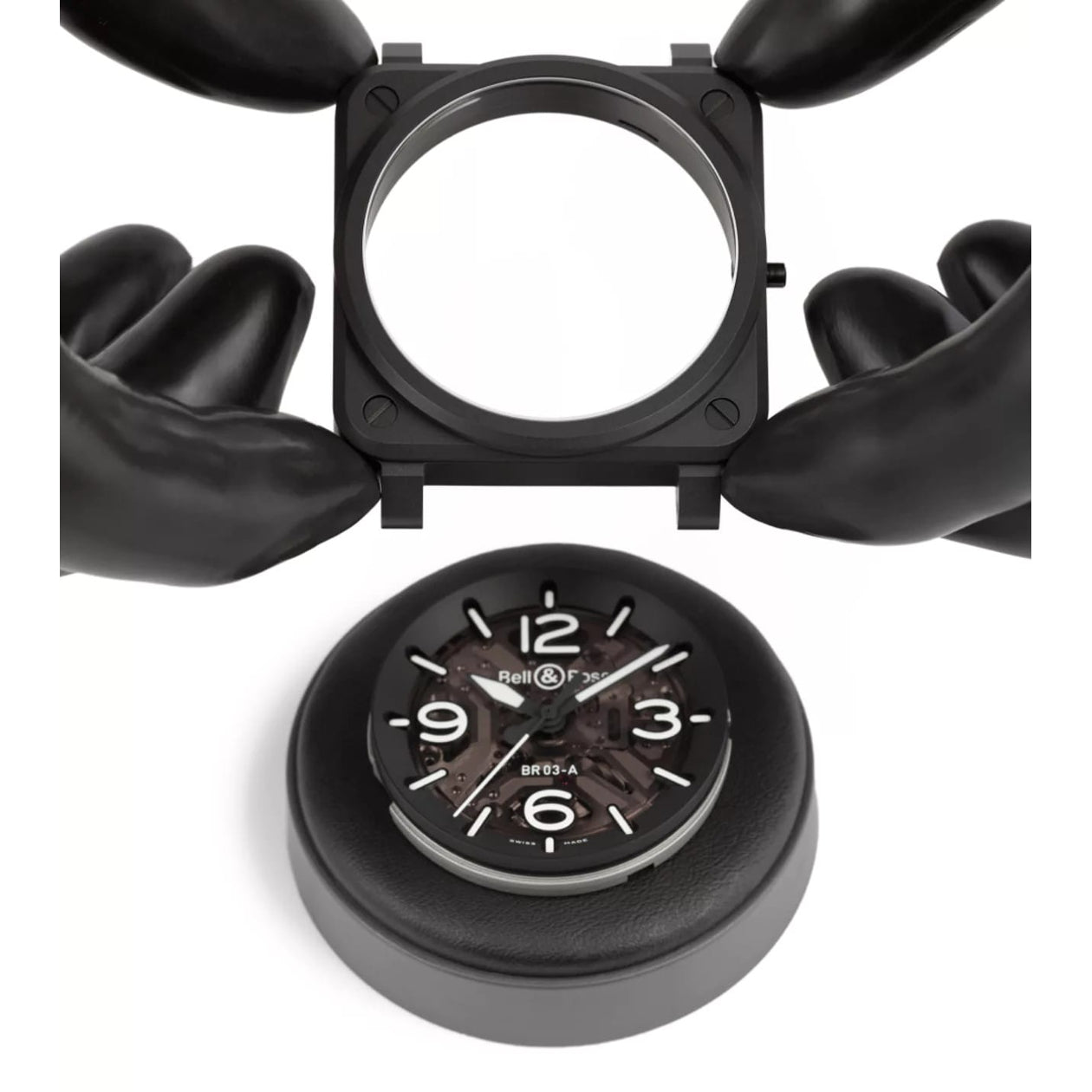 Bell & Ross BR03A-BL-SKCE/SRB BR-03 Skeleton Black Ceramic