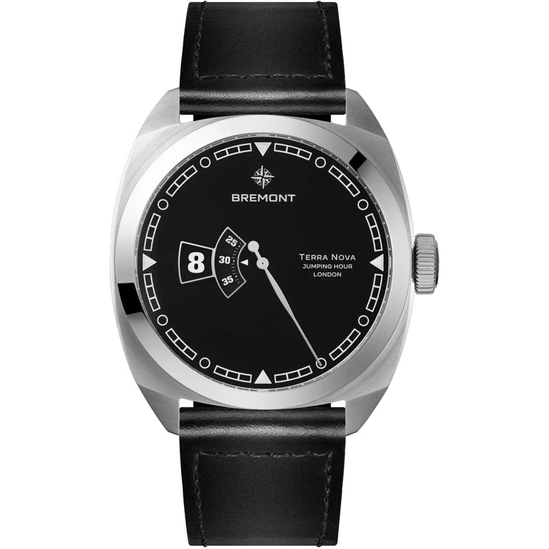Bremont TN40-JH-SS-BK-L-S Terra Nova Jumping Hour On Strap
