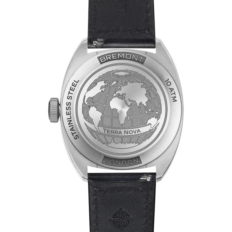 Bremont TN40-JH-SS-BK-L-S Terra Nova Jumping Hour On Strap