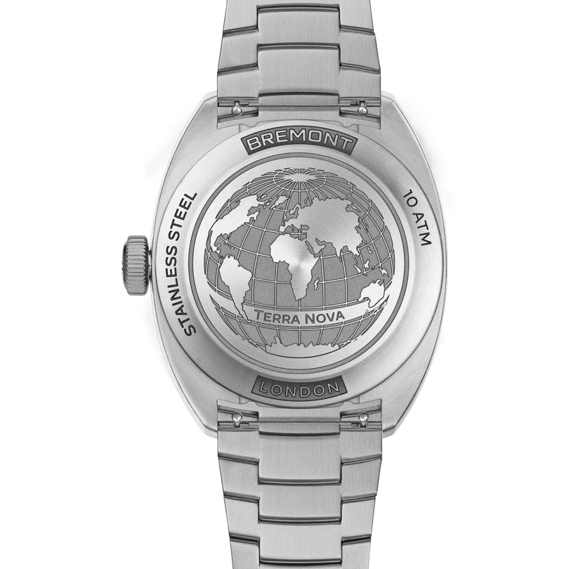 Bremont TN40-JH-SS-BK-B Terra Nova Jumping Hour On Bracelet