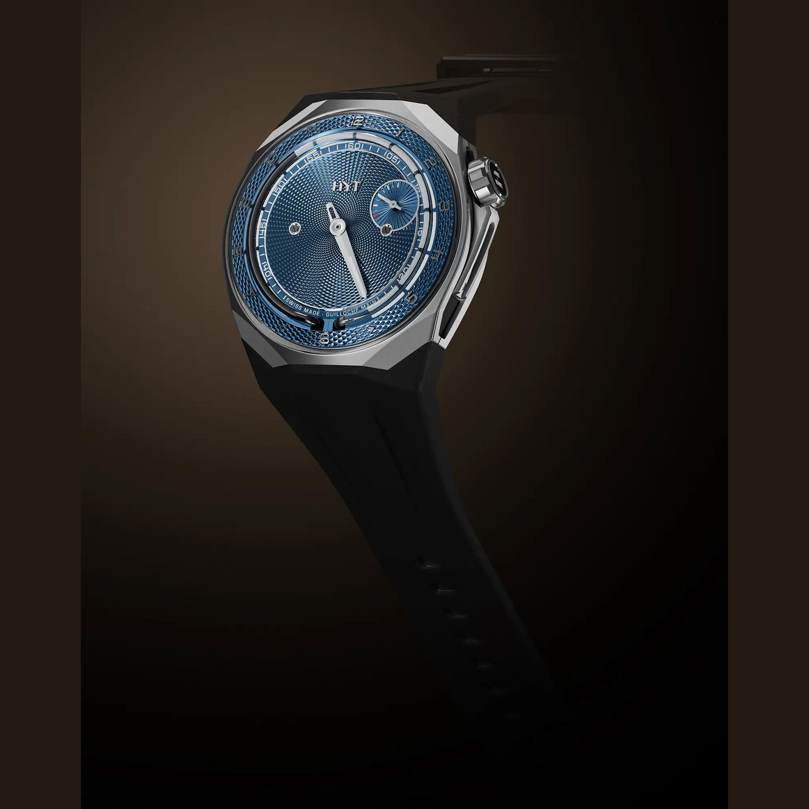 HYT T1 Titanium Guilloché