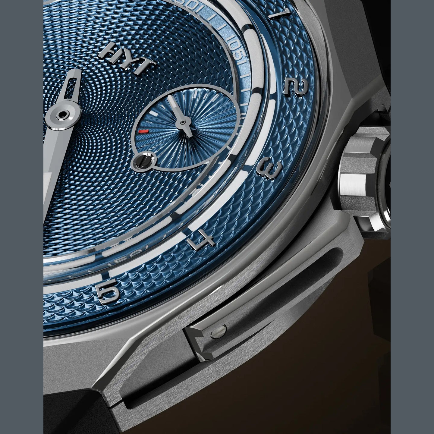 HYT T1 Titanium Guilloché