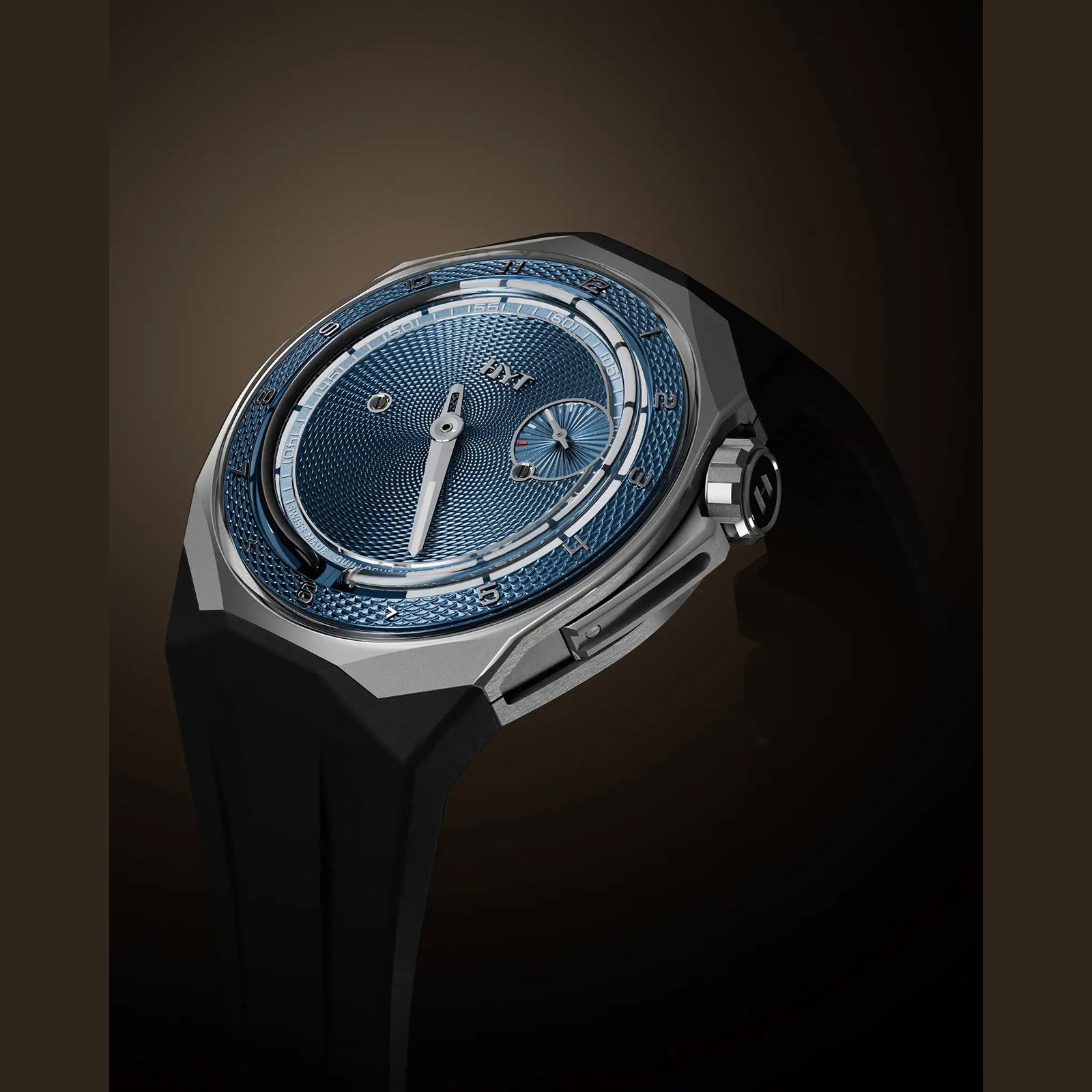 HYT T1 Titanium Guilloché
