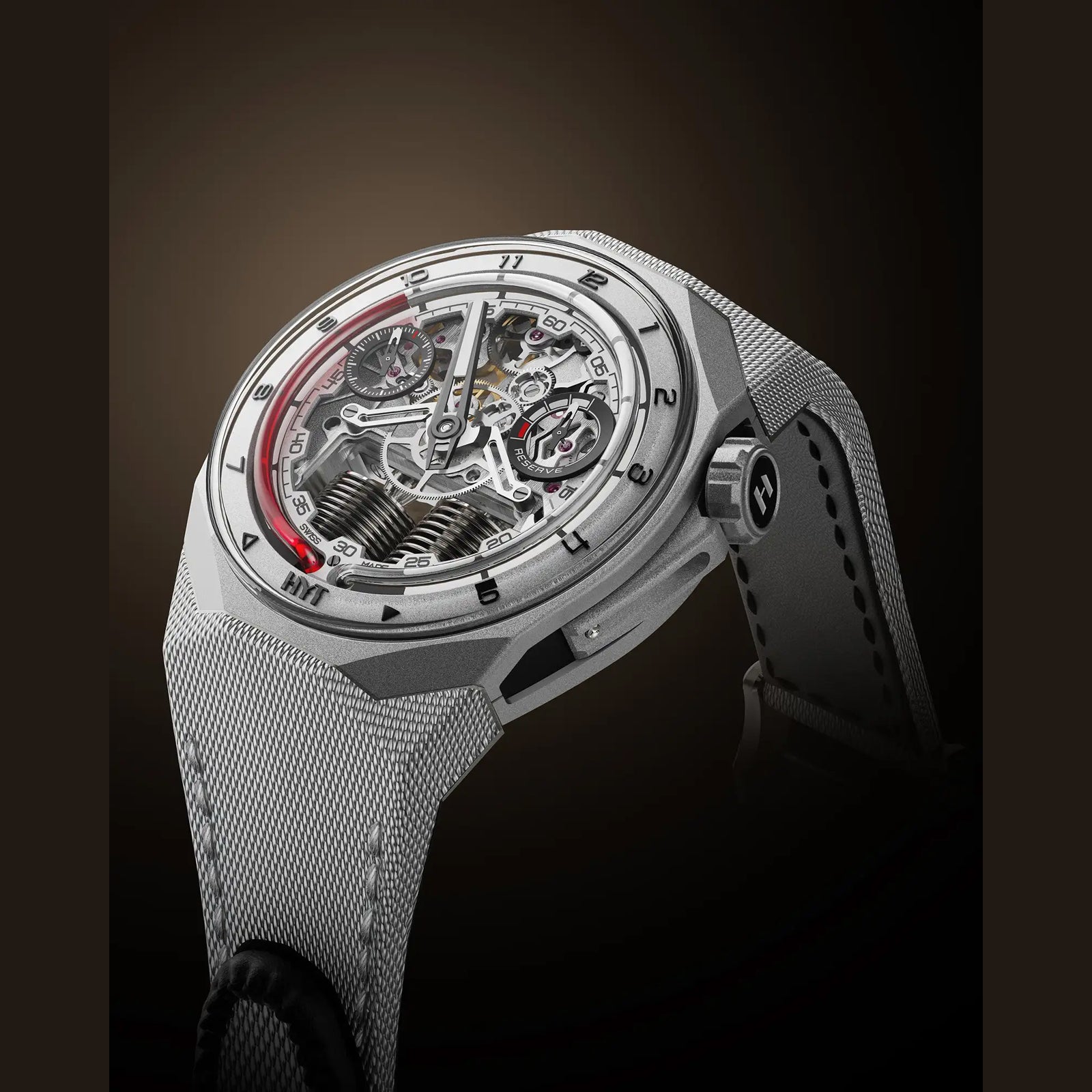 HYT S1 Beadblasted Titanium Red