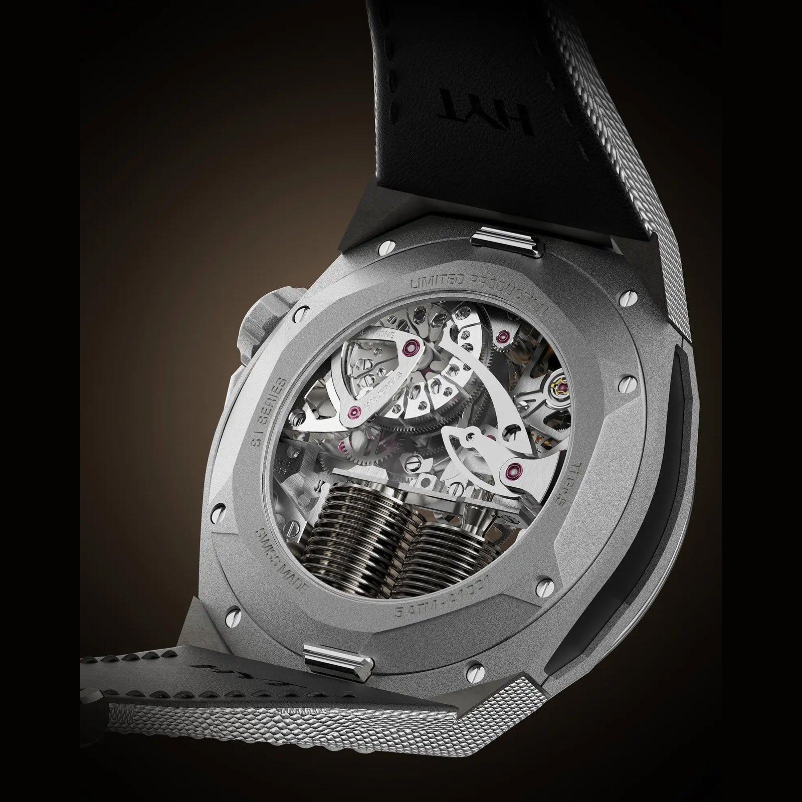 HYT S1 Beadblasted Titanium Red