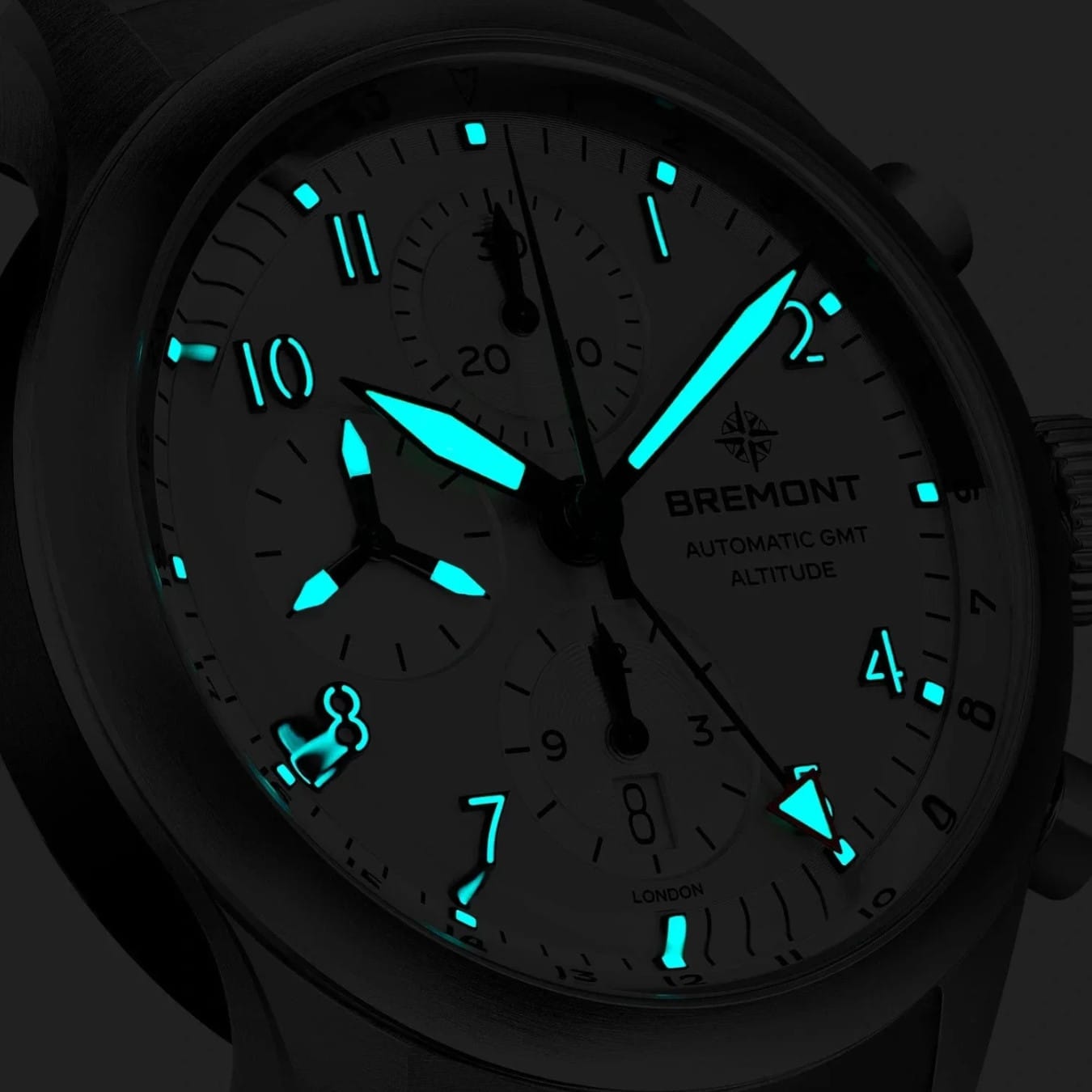 Bremont ALT42-CHR-G-SS-SI-N-S Altitude Chronograph Gmt On Nato Strap