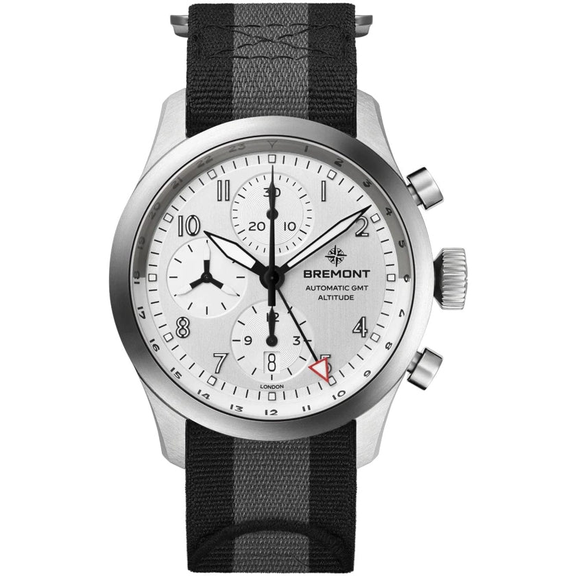 Bremont ALT42-CHR-G-SS-SI-N-S Altitude Chronograph Gmt On Nato Strap