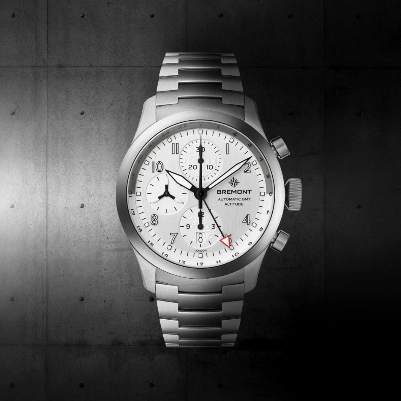 Bremont ALT42-CHR-G-SS-SI-B Altitude Chronograph GMT on Bracelet