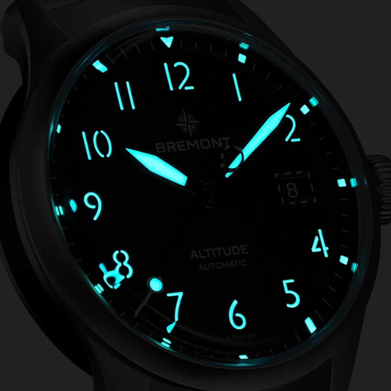 Bremont ALT39-DT-SS-BK-L-S Altitude 39 Date On Strap