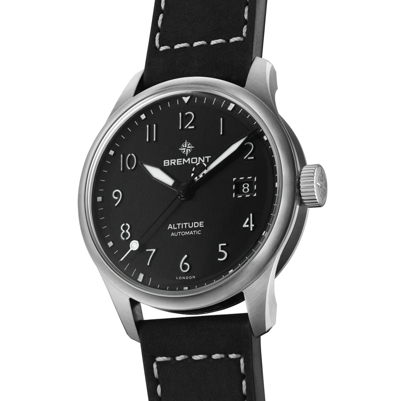 Bremont ALT39-DT-SS-BK-L-S Altitude 39 Date On Strap