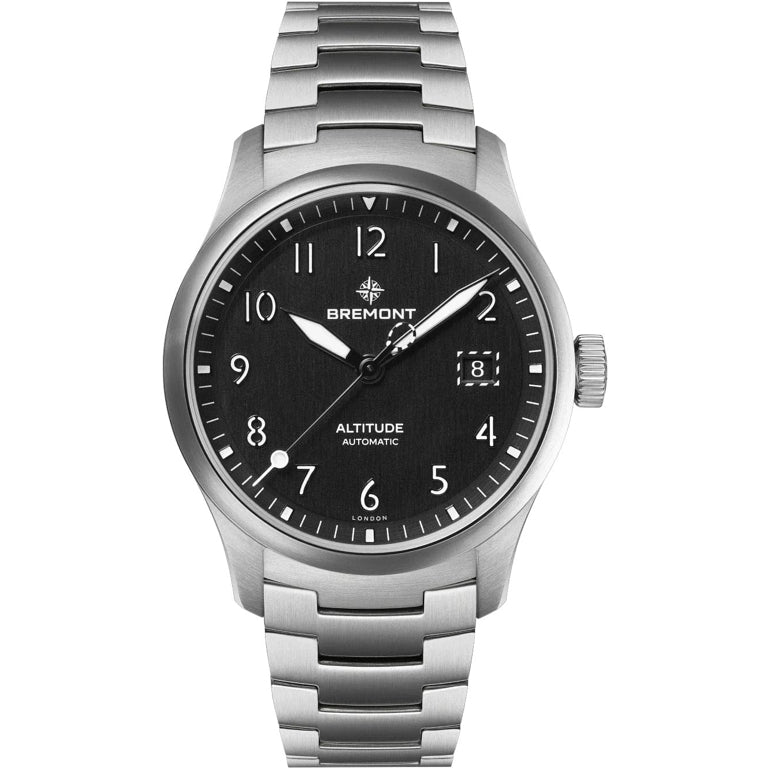 Bremont ALT39-DT-SS-BK-B Altitude 39 Date On Bracelet