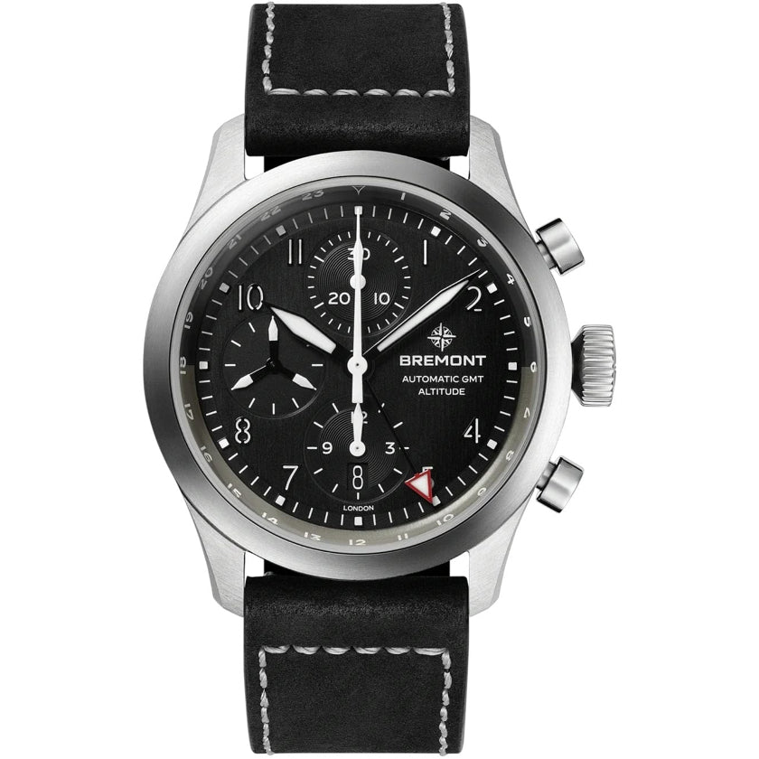 Bremont ALT42-CHR-G-SS-BK-L-S Altitude Chronograph GMT On Strap