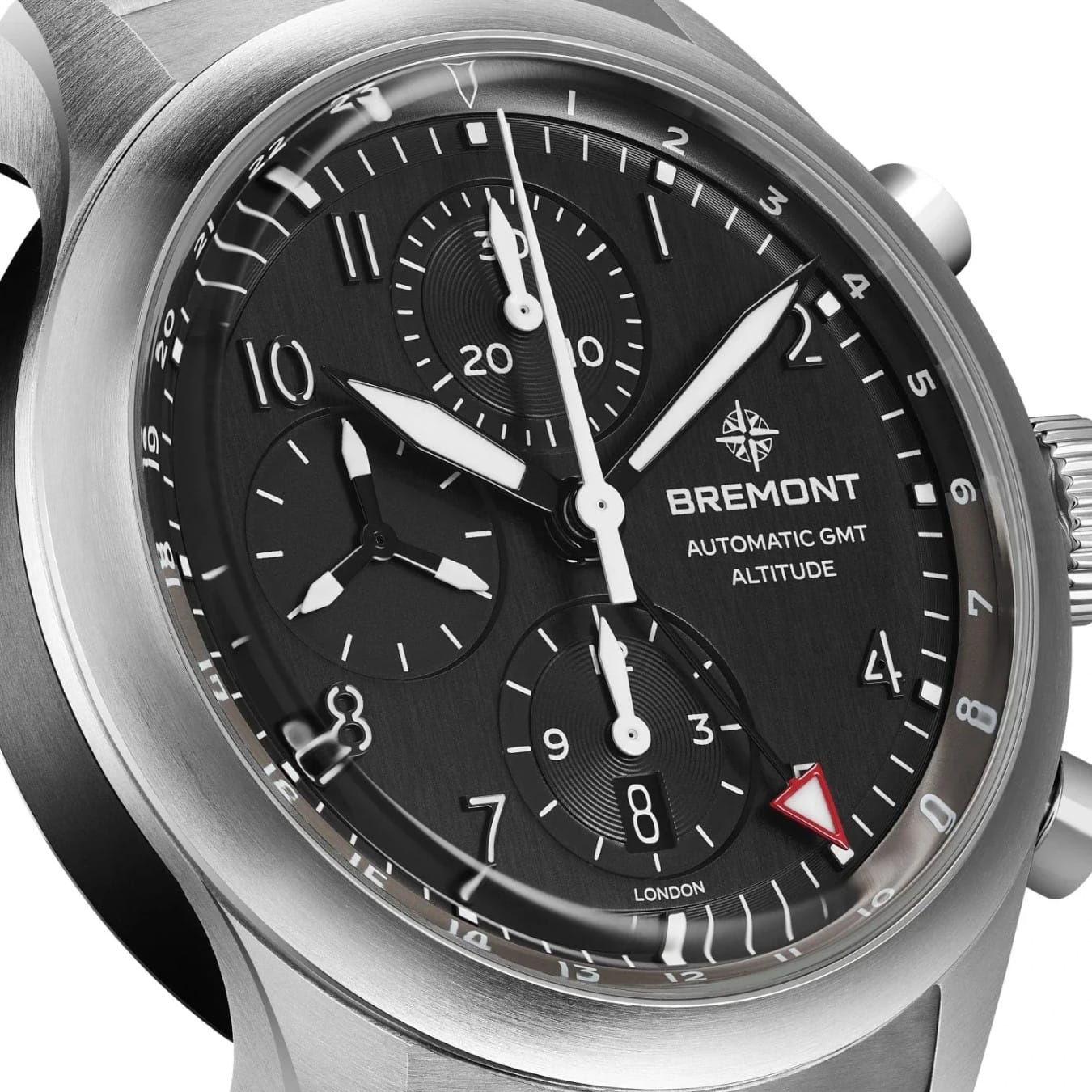 Bremont ALT42-CHR-G-SS-BK-B Altitude Chronograph GMT on Bracelet