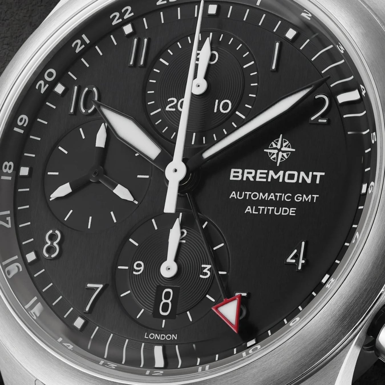 Bremont ALT42-CHR-G-SS-BK-B Altitude Chronograph GMT on Bracelet
