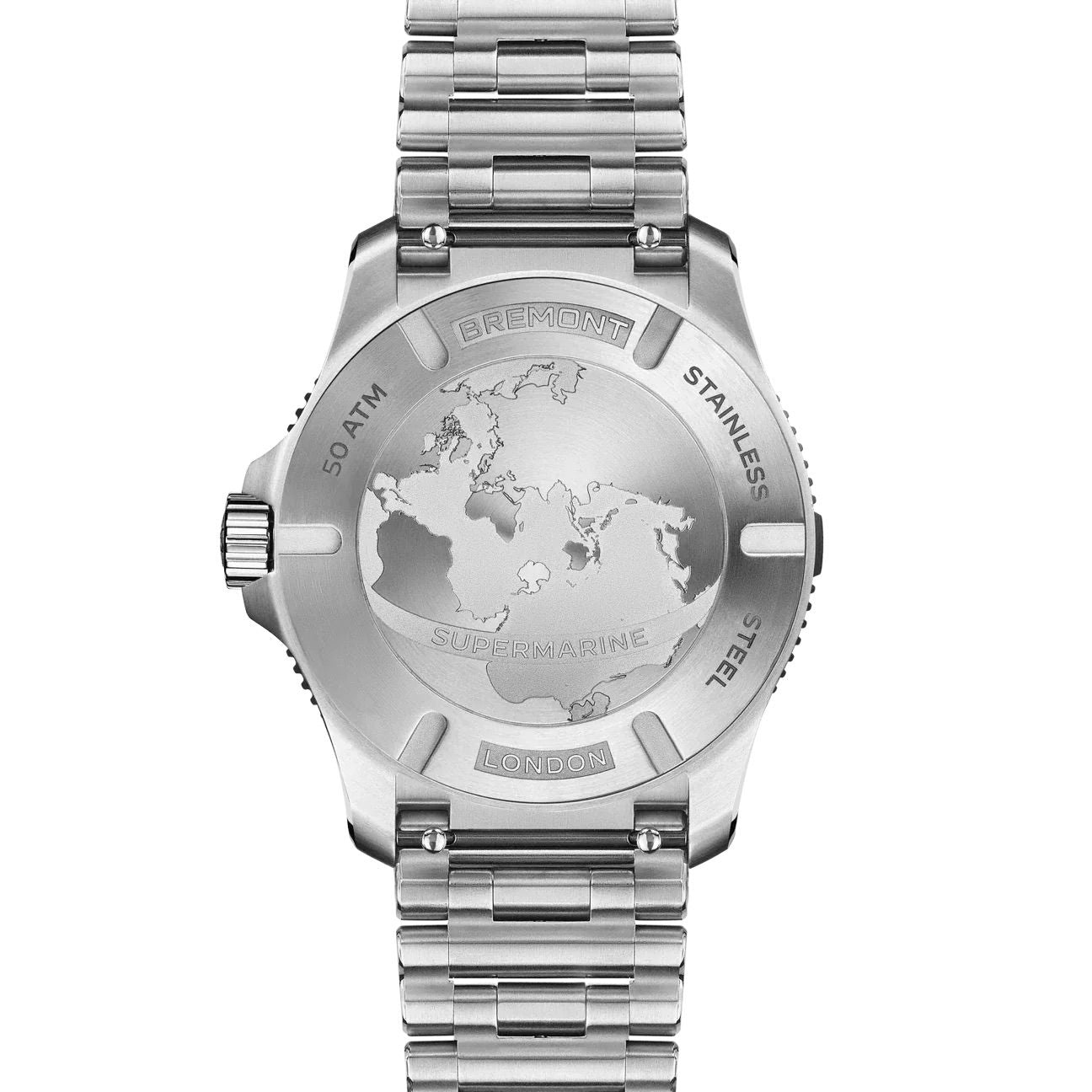 Bremont SM43-DT-SS-BK-B Supermarine 500m on Bracelet