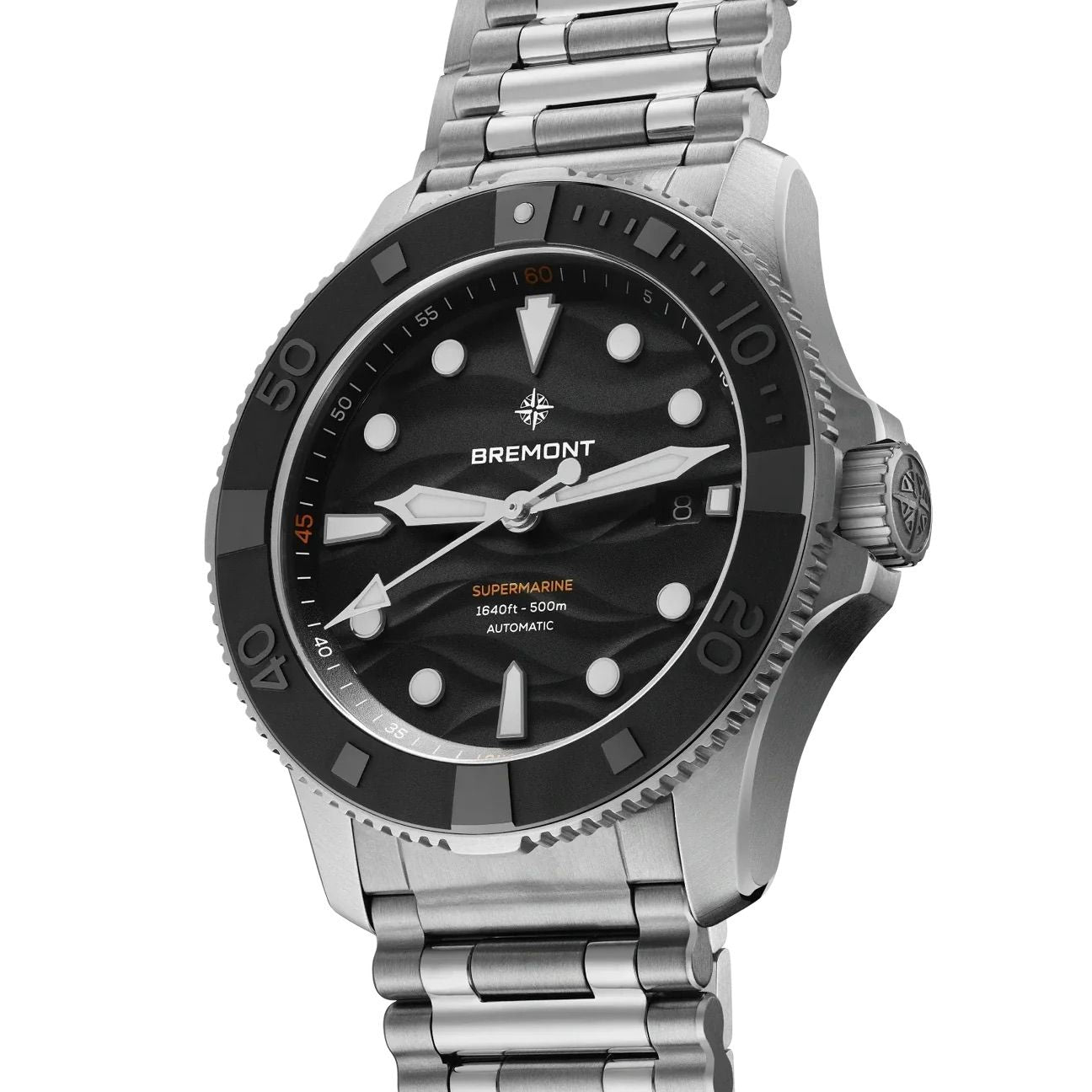 Bremont SM43-DT-SS-BK-B Supermarine 500m on Bracelet